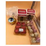 HOLIDAY LIVING COLLECTIBLE ORNAMENTS, INCLUDES