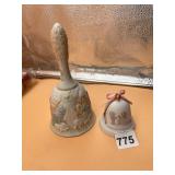 PRECIOUS MOMENTS COLLECTION PORCELAIN BELLS,