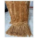 SUNTEX RODEO CHENILLE THROW, 100% RAYON, FRINGED