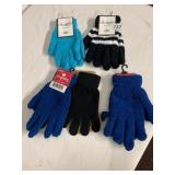 SNUGADOO TOO GLOVES, ASSORTED COLORS, PLUSH