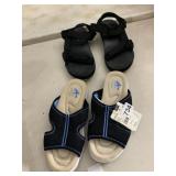 ATHLETECH MEMO-TECH SANDALS, BLACK STRAP SANDALS,