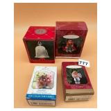 HALLMARK KEEPSAKE ORNAMENTS, INCLUDES HOME FOR