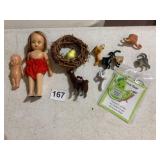 ASSORTED COLLECTIBLES, INCLUDES STORY BOOK DOLLS