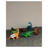ASSORTED PLASTIC DINOSAUR FIGURES, INCLUDES