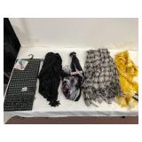 ASSORTED FASHION SCARVES, INCLUDES HOUNDSTOOTH,