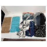 ASSORTED FASHION SCARVES, INCLUDES METALLIC