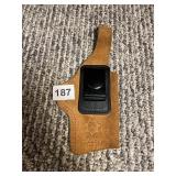 BIANCHI INTERNATIONAL LEATHER HOLSTER, SUEDE