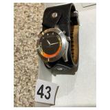 FOSSIL JR-8200 WRISTWATCH, STAINLESS STEEL CASE,