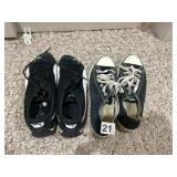 PUMA BLACK SUEDE SNEAKERS, CONVERSE ALL STAR