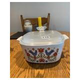 CORNING WARE CASSEROLE DISH, SPICE OF LIFE