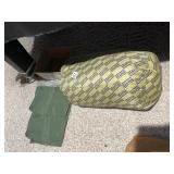SPORTLINE SLEEPING BAG, PATTERNED FABRIC,