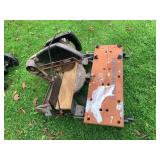 CRAFTSMAN 9 INCH MOTORIZED MITER SAW, BLACK AND
