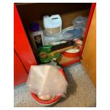 ASSORTED HOUSEHOLD CLEANING SUPPLIES, INCLUDES