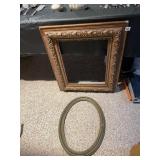PICTURE FRAMES, INCLUDES RECTANGULAR ORNATE GILT