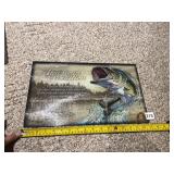 AMERICAN EXPEDITION WALL PLAQUE, LARGEMOUTH BASS