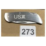 ZIPPO USX FOLDING POCKET KNIFE, STAINLESS STEEL