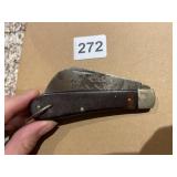 WESTERN U.S.A. 854 UTILITY FOLDING KNIFE,