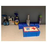 ASSORTED CLEANING SUPPLIES, INCLUDES CLR CALCIUM