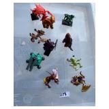 ASSORTED YU-GI-OH MINIATURE FIGURES, INCLUDES