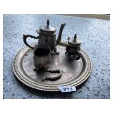 GODINGER SILVER ART CO. TEA SERVICE, INCLUDES