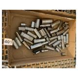 ASSORTED SOCKETS, INCLUDES VARIOUS SIZES AND