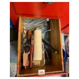 PAINTING SUPPLIES, INCLUDES PAINT TRAY, ROLLER