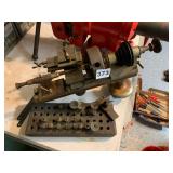 WATCHMAKER LATHE ATTACHMENT, METAL CONSTRUCTION,