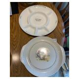 CERAMIC SERVING PLATTERS, INCLUDES TACO TOPPING