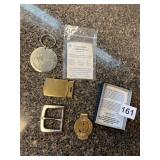 U.S. STEEL CLAIRTON WORKS KEYCHAIN, BILSOM VIKING
