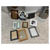 ASSORTED PICTURE FRAMES, INCLUDES WOODEN, METAL,