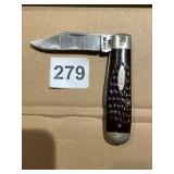 CASE XX POCKET KNIFE, MODEL 6235 1/2, JIGGED BONE