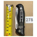 FOLDING POCKET KNIFE, STAINLESS STEEL BLADE,