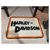 HARLEY-DAVIDSON ACCENT RUG, TUFTED CONSTRUCTION,