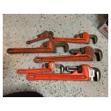 ASSORTED PIPE WRENCHES