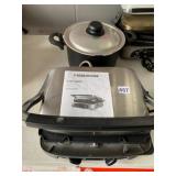 FARBERWARE 4-IN-1 GRILL W/ MANUAL, NON-STICK