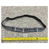 BUCKLE-DOWN FORD MUSTANG SEATBELT BELT, WOVEN