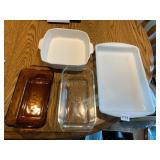 ASSORTED BAKING DISHES, INCLUDES ANCHOR HOCKING