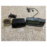 ASSORTED CLOCK RADIOS, INCLUDES TIMEX DIGITAL