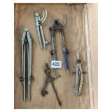 ASSORTED DRAFTING COMPASSES, INCLUDES L.S.