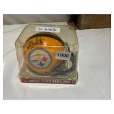 RIDDELL PITTSBURGH STEELERS MINI HELMET, SIGNED