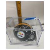 RIDDELL PITTSBURGH STEELERS MINI HELMET, SIGNED