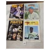 ASSORTED PITTSBURGH PIRATES BASEBALL SCOREBOOKS,