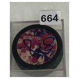 DENIS SAVARD STAR PUCK, NHLPA, SIGNED, ACRYLIC