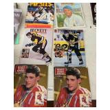 ASSORTED HOCKEY AND BASEBALL PUBLICATIONS,