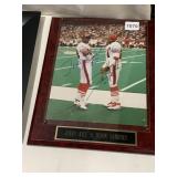 JERRY RICE AND DEION SANDERS SIGNED PHOTOGRAPH,