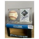JUST MINORS IAN SNELL BASEBALL CARD, SIGNED,