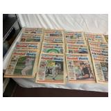 ASSORTED USA TODAY BASEBALL WEEKLY NEWSPAPERS,