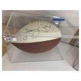 TONY DORSETT AUTOGRAPHED FOOTBALL IN ACRYLIC