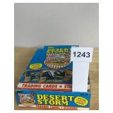 TOPPS DESERT STORM TRADING CARDS, PAPER, MILITARY
