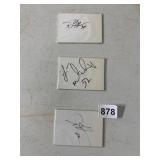 ARIZONA CARDINALS AUTOGRAPHED CARDS, ROBERT